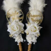 IMG_6141 Fluffy White Elegance Nikah Pen Set for Couples-white-3