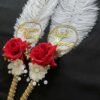 Round Elegance Nikah Pen Set for Couple-red-2