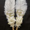 Round Elegance Nikah Pen Set for Couple-white-3