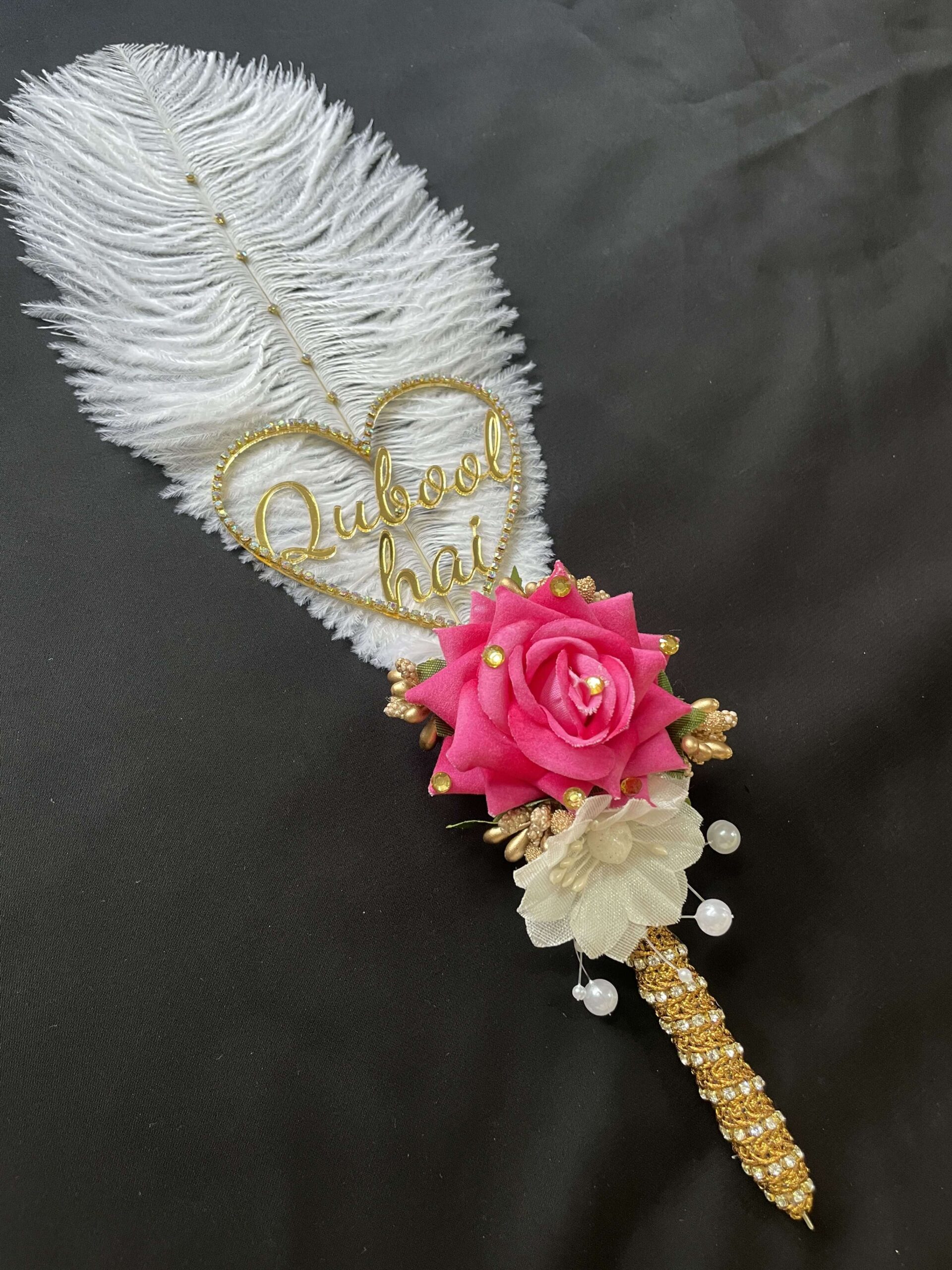 Qubool hai pen with a Heart-Shaped Name Plate7